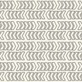 Vector seamless pattern with uneven linear arrows.Modern stylish texture